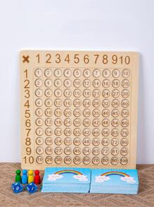 Multiplication Table Children's Early Learning Puzzle 9*9 Multiplication Table For Elementary School Students - Apricot - View 1