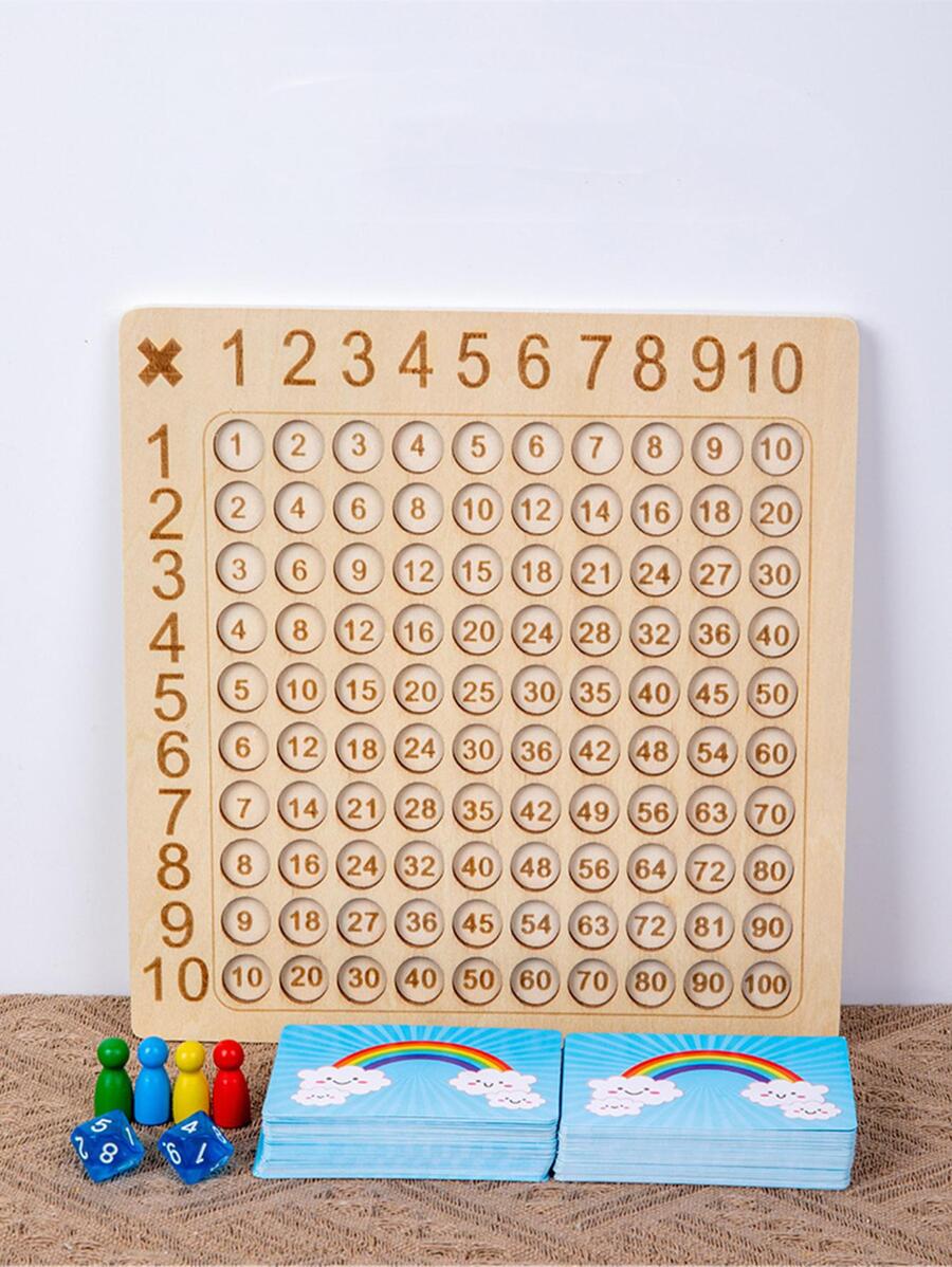 Multiplication Table Children's Early Learning Puzzle 9*9 Multiplication Table For Elementary School Students - Apricot - View 1