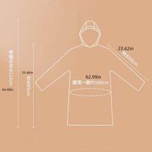 8pcs Portable Disposable Waterproof Raincoat, Card-type, Thickened, For Outdoor Travel, Adult Size - Multicolor - View 2