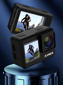 A10 Hoạt động Máy chụp hình 4K 20MP Với Màn hình cảm ứng , Gấp đôi Màn Không thấm nước 30M Dưới nước Máy chụp hình 170° Góc rộng Thể thao Mũ sắt của lính Máy chụp hình ( Điều khiển từ xa Và Phụ kiện Bộ dụng cụ ) - màu đen - Xem 2