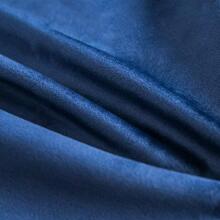 1 pc Warna Solid Sarung Bantal Biru Tanpa Filler, Modern Kain Sarung Bantal Lempar Dekoratif Untuk Rumah - Navy Blue - View 5