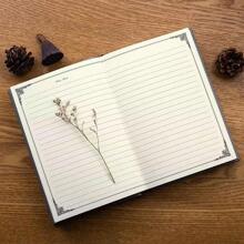 160 tờ Sổ tay phong cách cổ điển A5 Nhật ký Tạp chí văn phòng - Đỏ - Xem 7