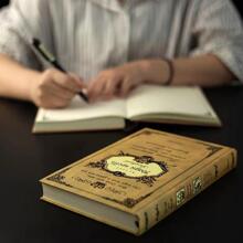 160 tờ Sổ tay phong cách cổ điển A5 Nhật ký Tạp chí văn phòng - Đỏ - Xem 5