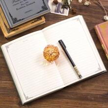 160 tờ Sổ tay phong cách cổ điển A5 Nhật ký Tạp chí văn phòng - Đỏ - Xem 8