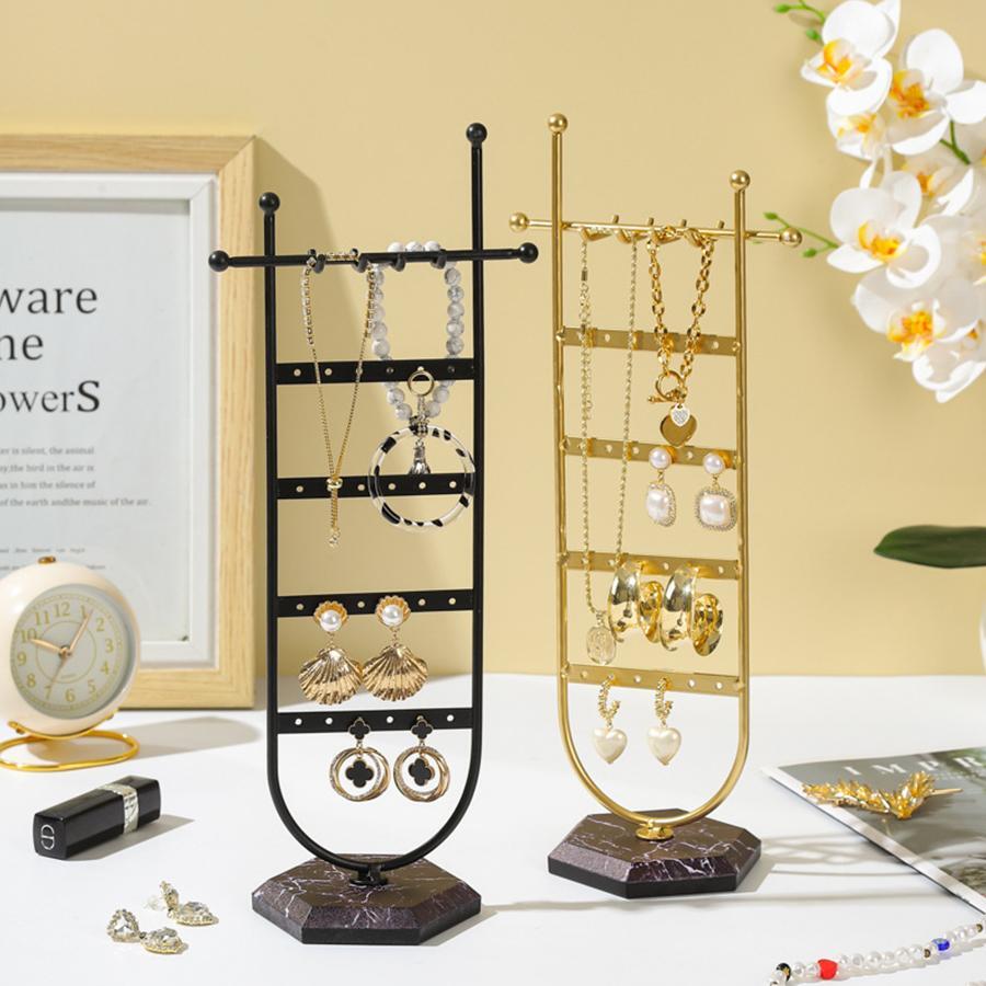 New Arrival Jewelry Holder For Home, Tabletop Necklace, Earrings Organizer Stand, Display Rack - large storage rack - View 1