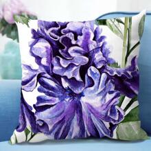 Vỏ đệm in hoa không có chất độn - Nhiều màu - Xem 7