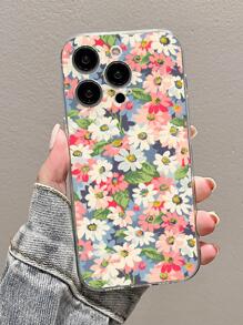 花卉图案防摔手机壳，国际版，非国内版 - 彩色 - 查看 2