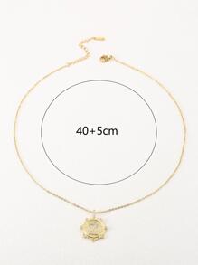 Mặt dây chuyền trang trí bằng đá Zirconia - Vàng - Xem 11