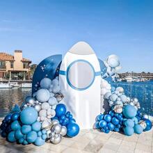 50pcs Plain Balloon,Christmas - Royal Blue - View 4