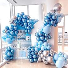 50pcs Plain Balloon,Christmas - Royal Blue - View 6
