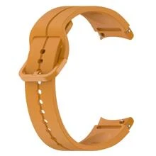 矽膠錶帶適用於Apple Watch - 黃色 - 查看 3