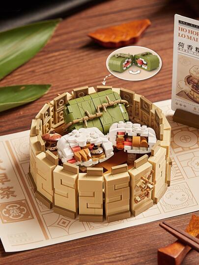 LOZ Rice Chicken Chinese Food Cantonese Cuisine Cantonese Cuisine Mini Building Blocks