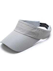 Men Solid Sun Protection Breathable Quick Drying Casual Visor Hat For Summer