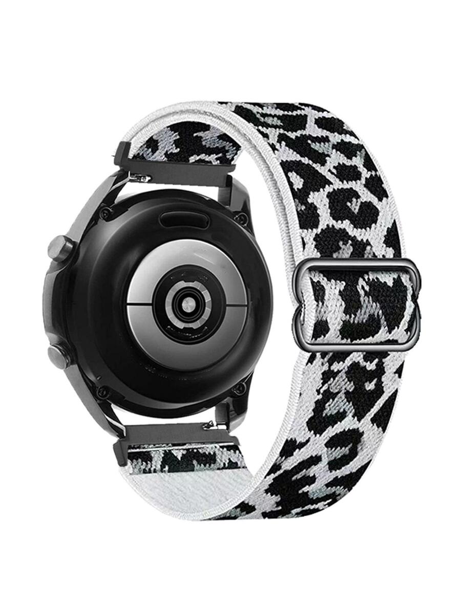 1条18mm/20mm/22mm宽可调节长度尼龙弹性表带，兼容三星Galaxy Watch 5/4 40mm/44mm、Galaxy Watch 5 Pro 45mm、Watch 4 Classic 42mm/46mm、Active 2；柔软透气可调节尼龙运动表带，兼容 Ultra 38/40/41mm/42/44/45/49mm、Versa 2、Versa 3/4、Charge 5 - 彩色 - 查看 1