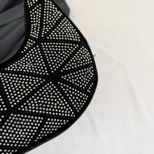 Túi đeo vai & cầm tay màu đen được trang trí bằng đinh tán - màu đen - Xem 8