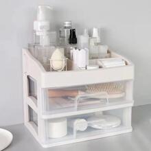 1pc Multi-layer Cosmetic Storage Box - White - View 4