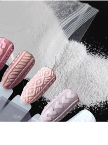 White Flash Woolen Powder Nail Art Glitter Nail Art Accessories