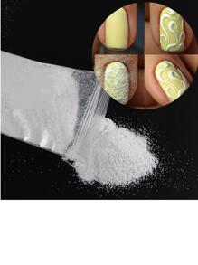 White Flash Woolen Powder Nail Art Glitter Nail Art Accessories