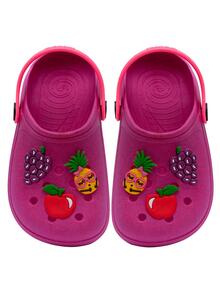 Kids Flat Sandals - Màu Hồng Tươi - Xem 2