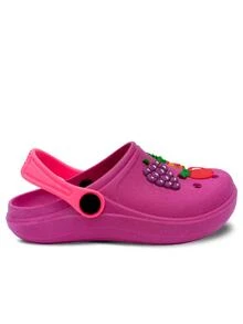 Kids Flat Sandals - Màu Hồng Tươi - Xem 3