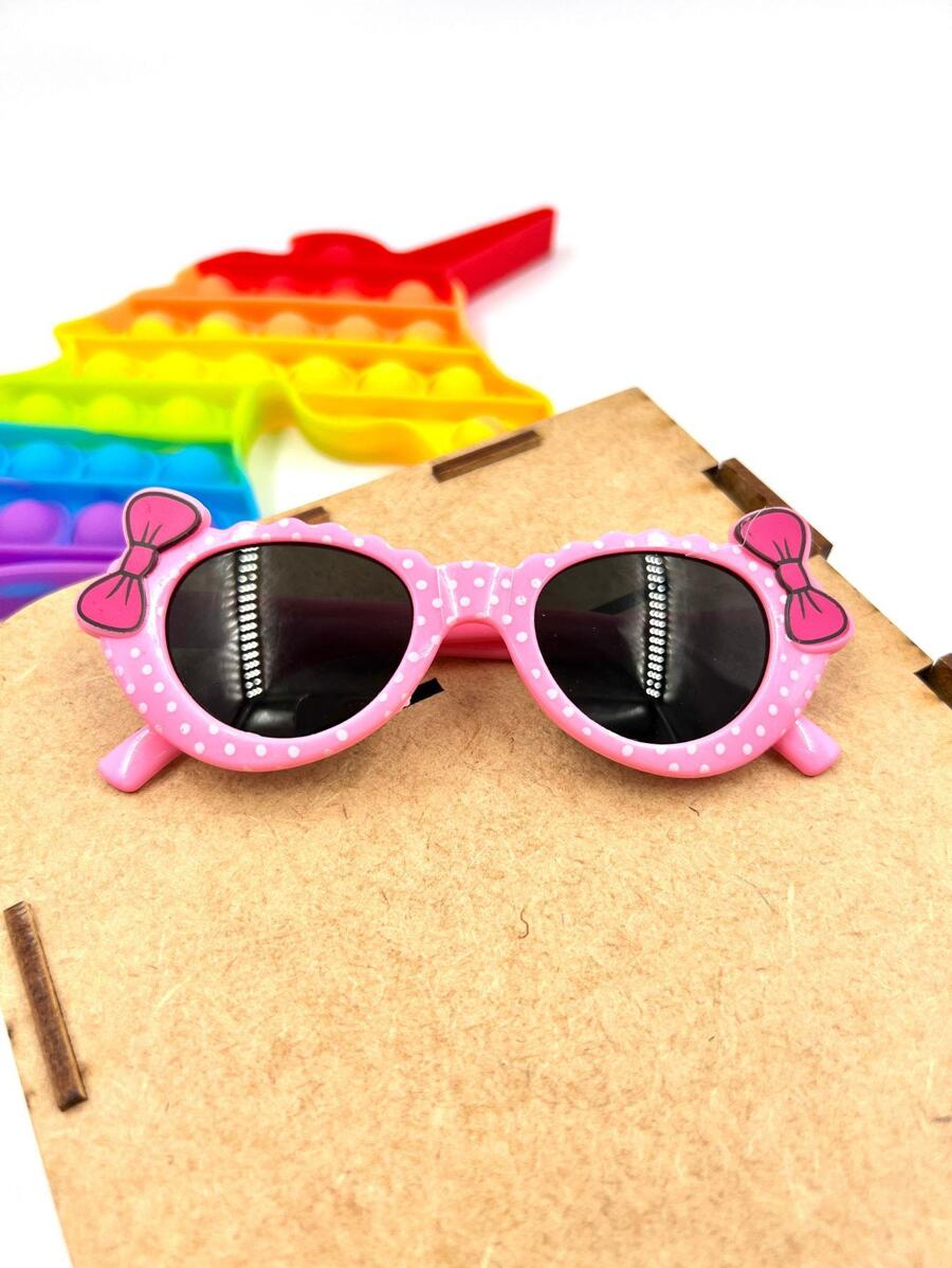 Kids Fashion Glasses - Hồng - Xem 1