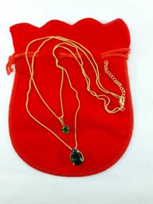 Necklace Sets - Green - View 3