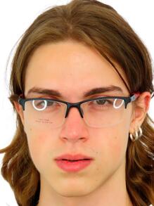 Men Eyeglasses - 紅色 - 查看 2
