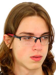 Men Eyeglasses - 紅色 - 查看 1