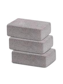 1pc, Khối gạch làm sạch vỉ nướng, Gạch làm sạch vỉ nướng, Đá làm sạch khử cặn, để loại bỏ vết bẩn Giá nướng BBQ Bếp điện từ, Bàn chải nồi vệ sinh gia đình, Bàn chải bếp, Dụng cụ dọn dẹp nhà bếp, Phụ kiện nhà bếp - Xám - Xem 3