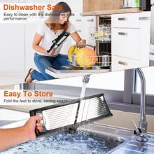 Mandoline Food Fruit Vegetable Slicer Cutter Chopper Adjustable Stainless Steel - Black - View 2