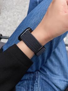 1 件深灰色男女尼龙环表带兼容 表带兼容 42 毫米 38 毫米 40 毫米 41 毫米 44 毫米 45 毫米 46 毫米 49 毫米时尚智能手表替换表带适用于系列 Ultra2 Ultra SE2 SE 11 10 9 8 7 6 5 4 3 2 1 适合女性男性作为送给返校学生的礼物 - 彩色 - 查看 4