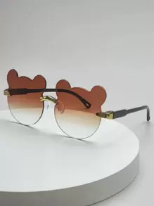 3 件套儿童熊主题时尚眼镜 - 彩色 - 查看 3