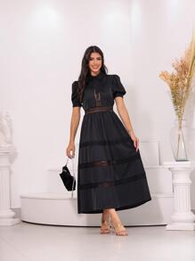 Women Dresses - Black - View 1