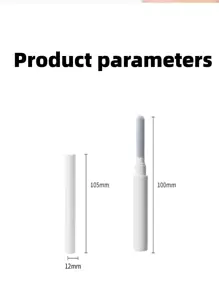 1入組塑膠清潔刷,現代三合一便攜清潔刷適用於耳塞式耳機 - 黑色 - 查看 8