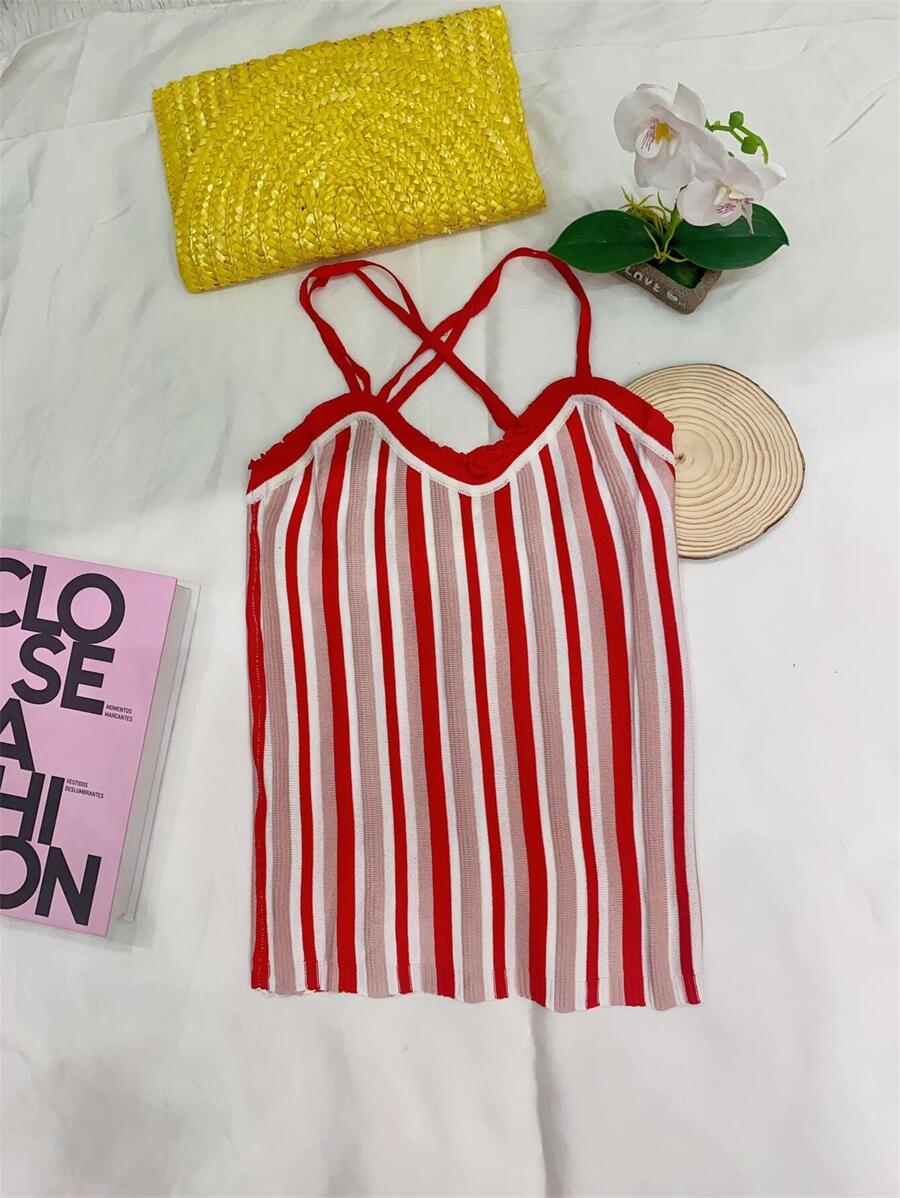 Women Tank Tops & Camis - 紅色 - 查看 1