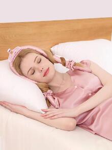 4pcs Heatless Sleep Curler Hair Styling Tool - Pink - View 3