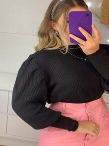 Women Sweaters - 黑色 - 查看 3