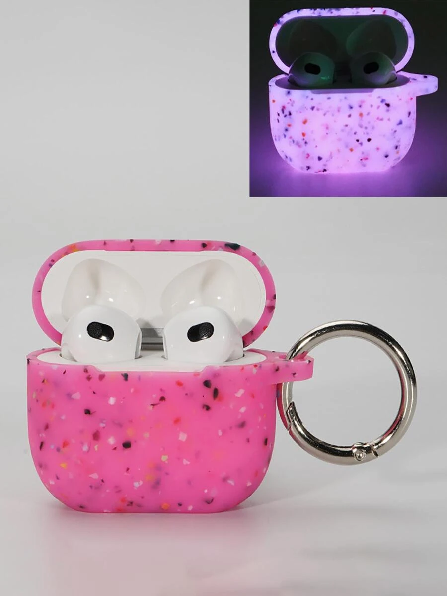 花卉图案夜光厚软硅胶 保护壳