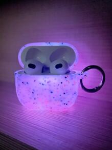 花卉图案夜光厚软硅胶 保护壳 - 粉色 - 查看 3