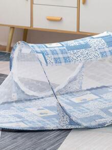 1pc Baby Crib Foldable Mosquito Net - Multicolor - View 2