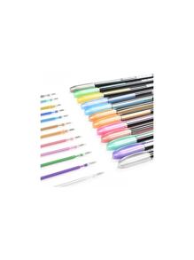60pz de plumas de gel neón colores mixtos zen cai - Multicolor - Ver 2
