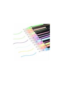 60pz de plumas de gel neón colores mixtos zen cai - Multicolor - Ver 3