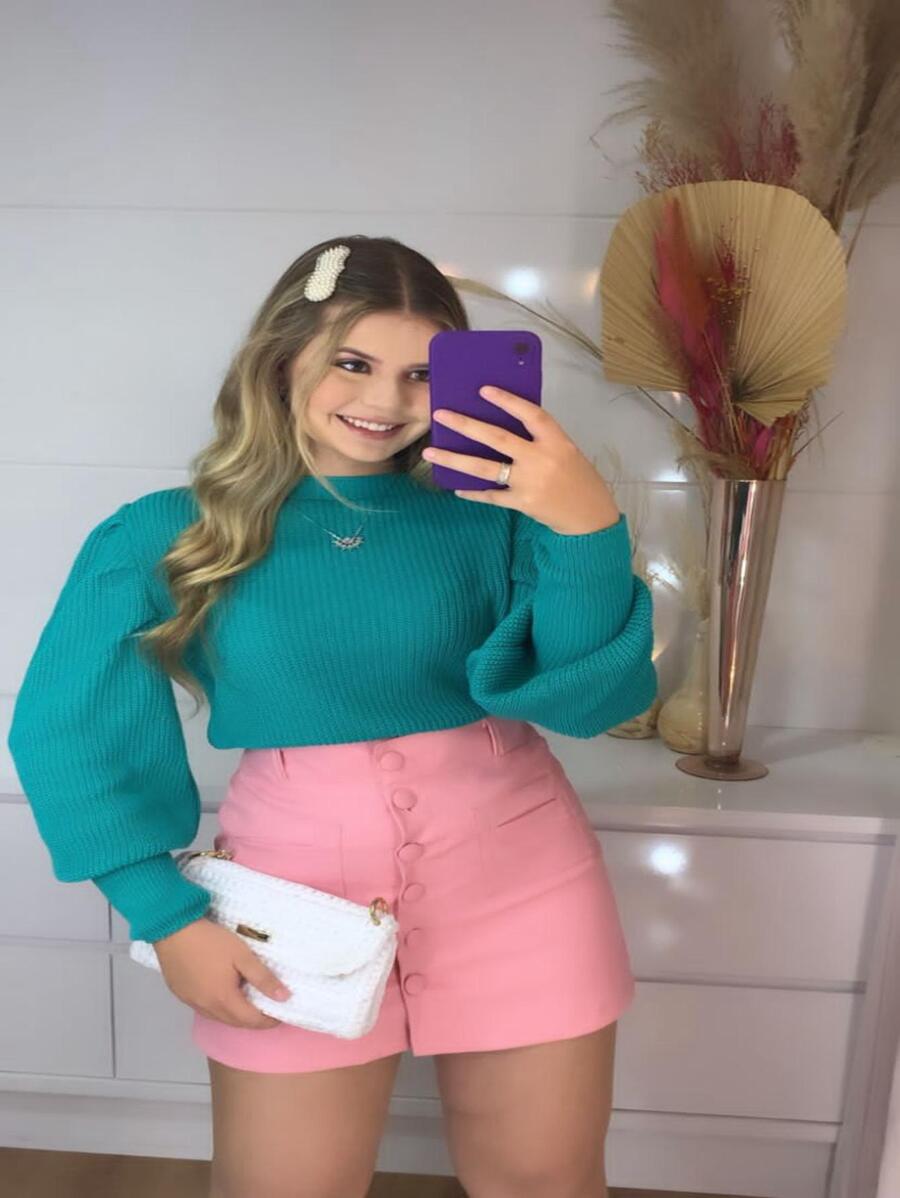 Women Sweaters - 藍色 - 查看 1