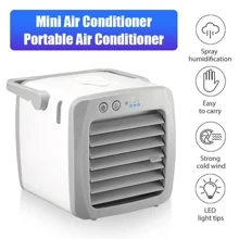 Portable Mini AC Air Conditioner Personal Cooling Fans Bedroom Air Cooler Fan - White - View 3