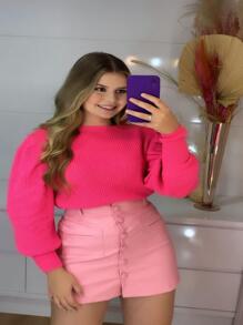 Women Sweaters - Màu Hồng  Dưa hấu - Xem 1