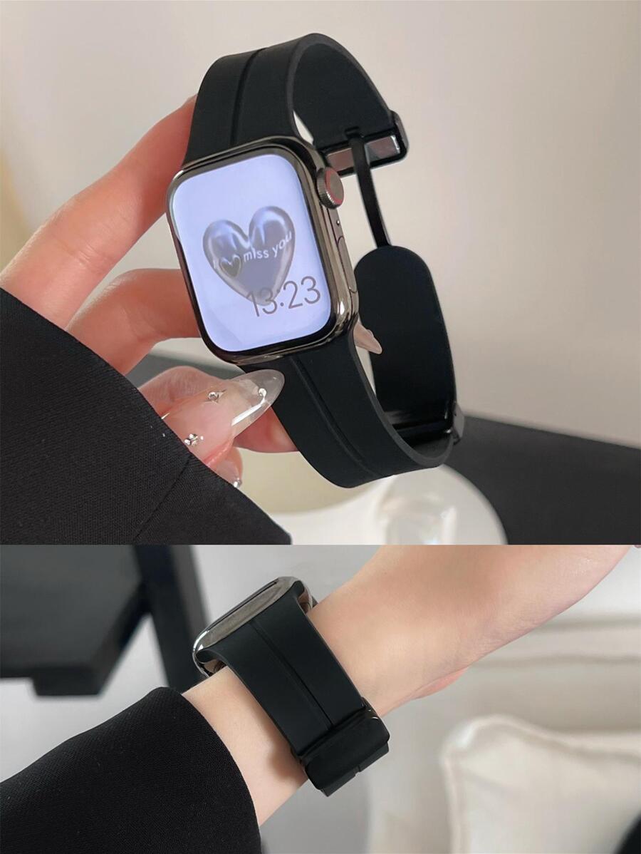 硅胶磁性表带，兼容苹果手表，返校学生礼物