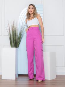 Women Pants - Màu Hoa hồng đỏ - Xem 1
