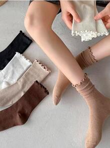 3 đôi vớ thủy thủ đoàn trang trí xà lách - Nhiều màu - Xem 4