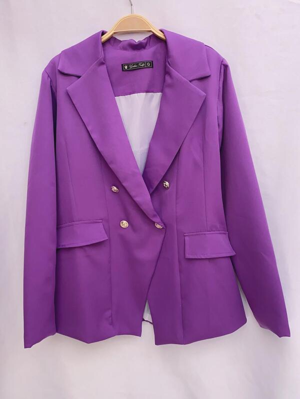 BLAZER FEMININA ALONGADA ALFAIATARIA forrado com botoes