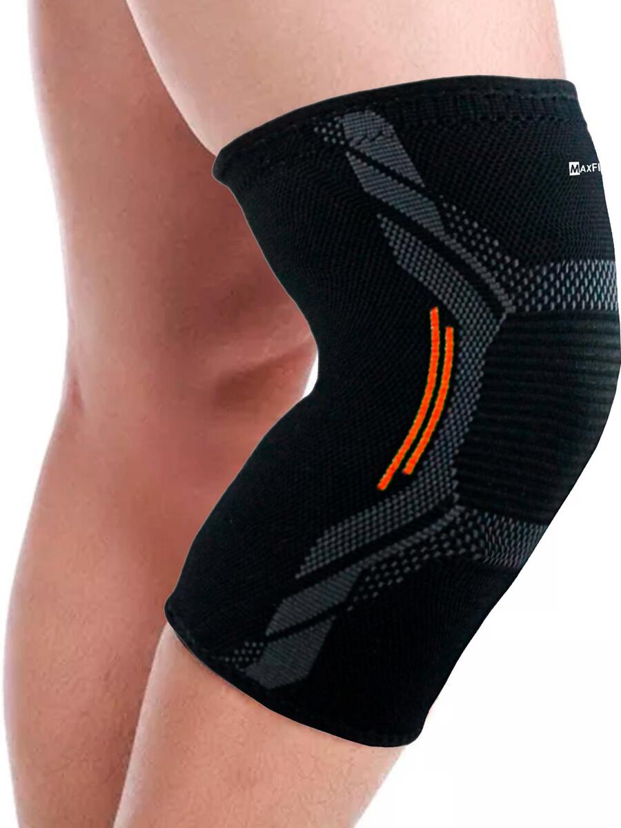 MAXFIT SPORTS MAXFIT Compression Knee Sleeve / Model HX909 - Orange - View 1